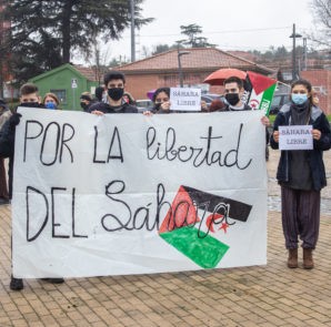 Concentración en Collado Villalba por la libertad del Sáhara